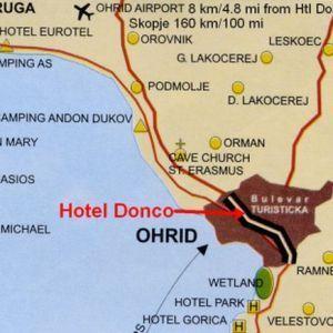 Hotel Donco Охрид Экстерьер фото
